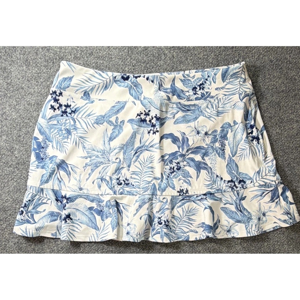 Tommy Bahama Women's Golf Tennis Athletic Skort Skirt Tropical Floral, Size XL